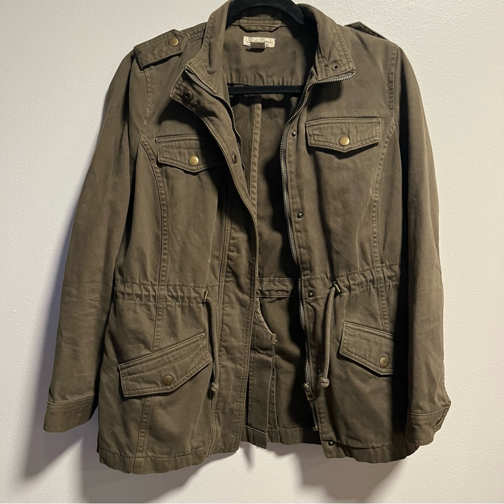 Lucky Brand Army Green Utility Jacket